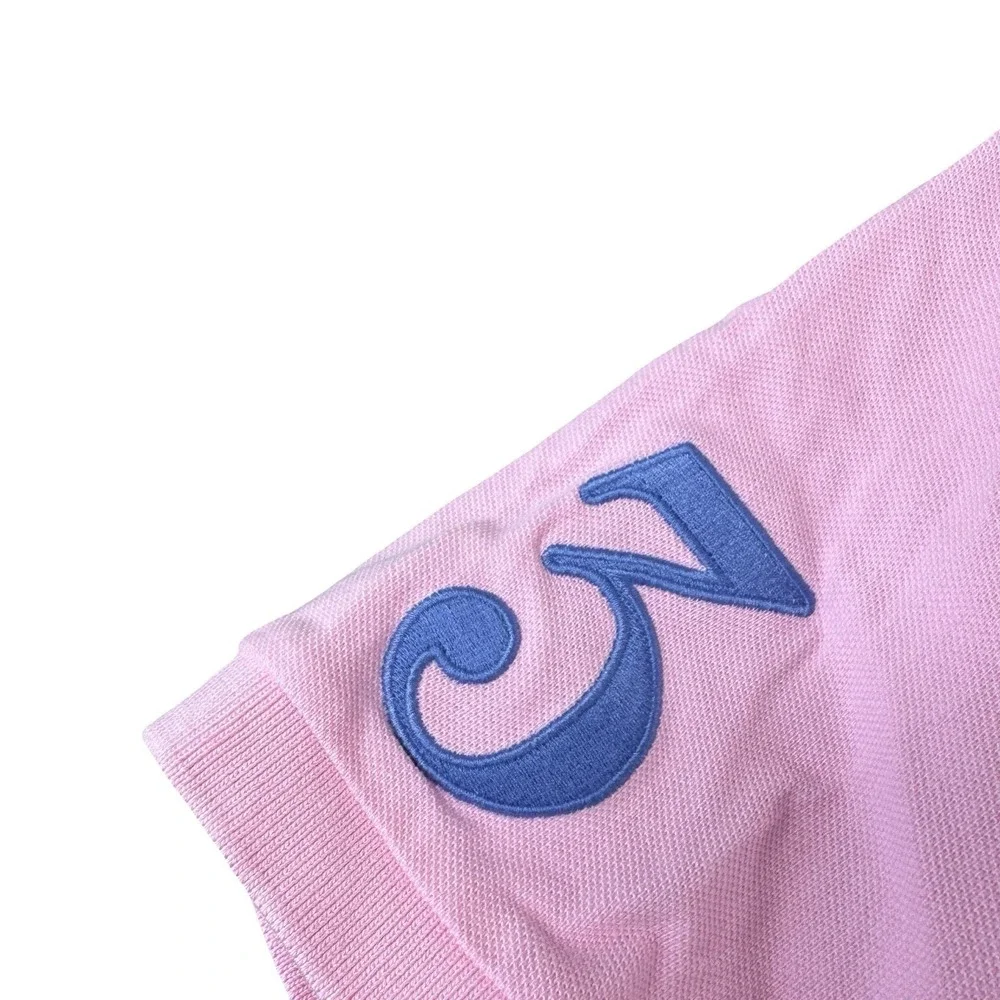 Polo Ralph Lauren Light Pink Blue Big Horseman S/S Cotton Mens Polo Shirt XL NWT